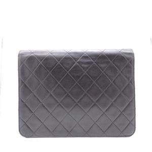 Chanel Single Shoulder Matelasse Flap Bag Black Chain
